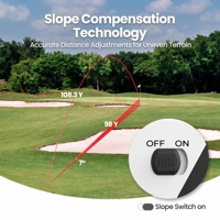 Télémètre laser de golf personnalisé haut de gamme 1000Yd PGA Slope 0.3s Fast Lock OEM ODM Fabricant de logos personnalisés