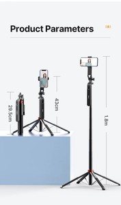Ulanzi Ma09 Smartphone treppiede Selfie Stick Desktop treppiede per Iphone 12 13 14 fotocamera Live Streaming Video - Product Image 3