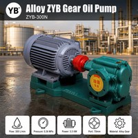ZYB 300 Rückstandsöl-Zahnradpumpe 300 LPM 5,5 KW Legierungsstahl-Zahnrad Hochleistungs-Rückstandsöltransfer mit Elektromotor