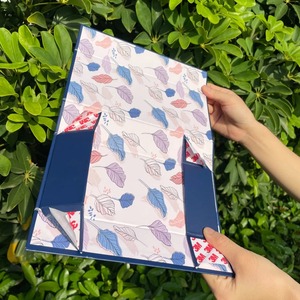 Fashion printed <b>small</b> foldable product gift <b>storage</b> <b>box</b>, foldable magnetic, can be customized according to needs - Product Image 5