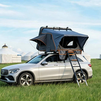 Tente de toit pour camping-car avec coque en ABS, tente de camping imperméable, design à ouverture rapide, tente de toit, accessoires 4x4