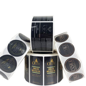 Tùy Chỉnh Mỹ Phẩm Nhãn Các Nhà Sản Xuất Vàng Lá Dầu Gội Nhãn Đen Sang Trọng Nhãn Hiệu Riêng Chăm Sóc Cá Nhân Cho Bao Bì Chai - Product Image 4