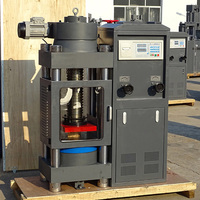 Machine d'essai de résistance à la compression du béton à affichage numérique, équipement d'essai de pression du béton en blocs cubiques 2000KN