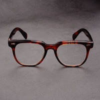 Nouvelles lunettes de lecture carrées de style coréen, grande monture, haute définition, anti-lumière bleue, anti-fatigue, tendance rétro haut de gamme