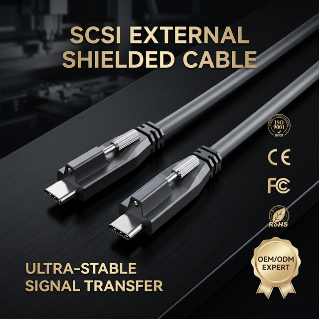LUNGKAY Custom OEM ODM Industrial USB-C Cable 10Gbps 100W 3A Fast Charging Pure Copper Screw Lock Secure Type-C 2m for Equipment
