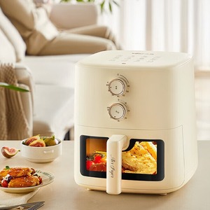 Freidora de Aire Little Bear de 5L con Cabina Visible Desmontable, Horno Eléctrico Pequeño para el Hogar con Revestimiento Antiadherente para una Cocina Saludable - Product Image 2