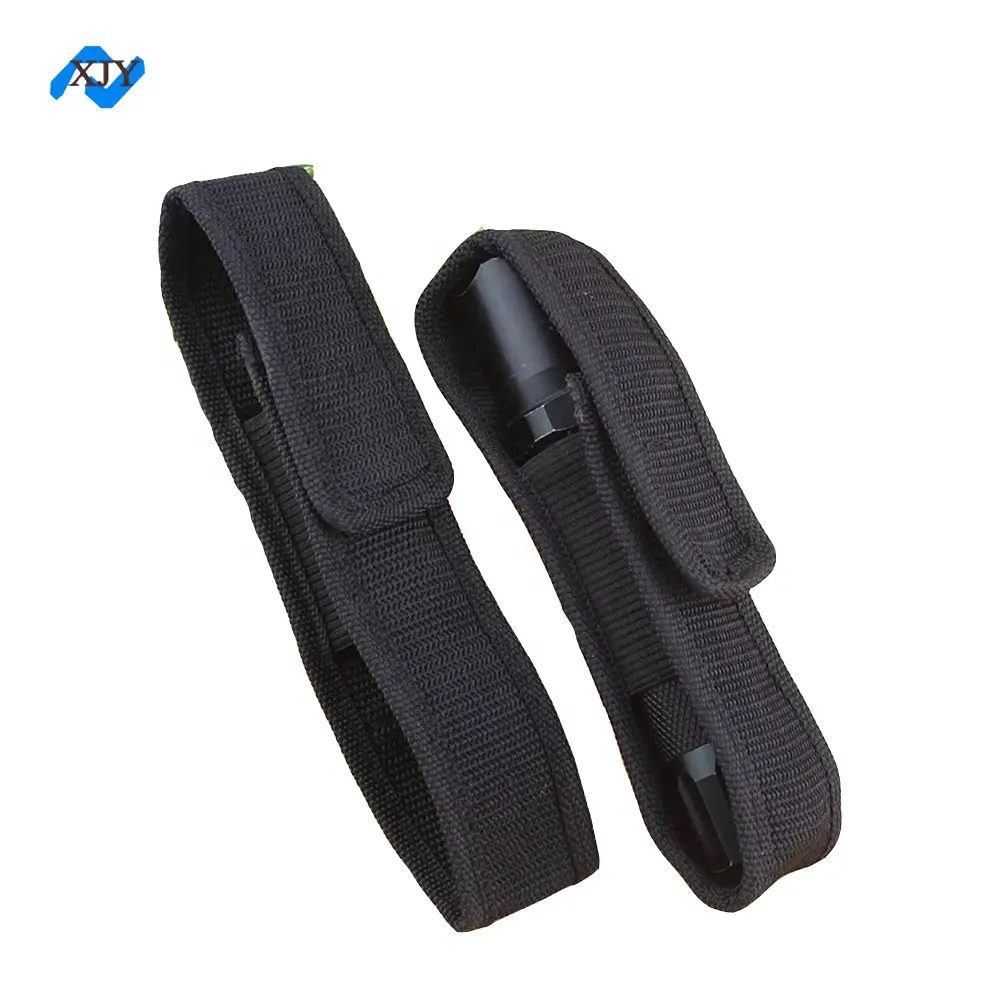 360 Degrees Rotatable Flashlight Pouch Case Sleeve Belt torch Cover Lighting Clip Convenient Bag