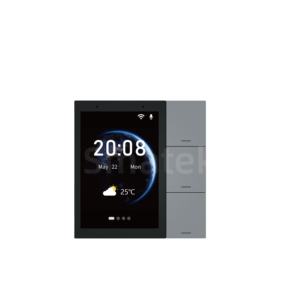 Trending Gray Zigbee Smart Switch Touchscreen Homebridge Managed 100-240vac Home Hub 3 Drukschakelaars Domotica - Product Image 1