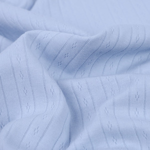 Tela Jacquard de Doble Punto 100% Algodón al por Mayor, Clase A, para Ropa de Bebé, Ropa de Descanso Infantil, Rollos de Textil - Product Image 3