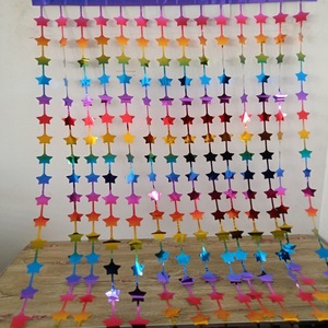 1*2 metros. Cortina de lluvia brillante con gradiente de estrellas. Adecuado para fiestas y ocasiones del día de San Valentín. - Product Image 2