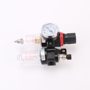 Regulador de Filtro de Aire Doble AOF AFC2000 con Manómetro para Sistema Neumático - Product Image 3