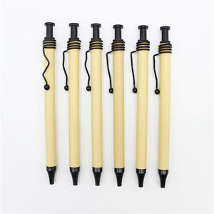 Most Popular Logo Custom Paper Ball <b>Pen</b> Promotional Eco Friendly <b>Recyclable</b> Paper <b>Pen</b> with Metal Clip - Product Image 2