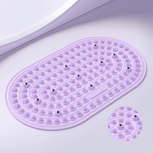 2026 Solid Soft Gel Liquid Acupressure Foot Massage Adult Meridian-clearing Yoga <b>Mat</b> TPE Extra <b>Large</b> Thickened Jogging Pressure - Product Image 3
