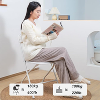 Vente en gros Chaise pliante blanche portable en plastique HDPE pour l'extérieur, l'intérieur, le restaurant et le bureau