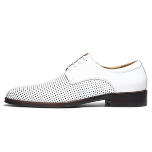 รองเท้าหนังสีขาวแบบเป็นทางการ หนังด้านบนนุ่ม เหมาะสำหรับใส่ทำงานและใส่ลำลอง ระบายอากาศได้ดี รองเท้าผู้ชาย - Product Image 4