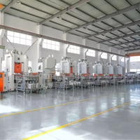 Machine automatique de fabrication de barquettes en aluminium multicouche 63 tonnes à cadre en C pour barquettes de 450 ml LK-T63