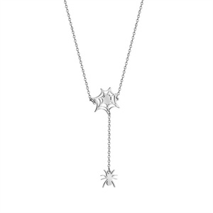 Dainty All Saints' Day <b>Choker</b> Necklace Jewelry Charm Women Stainless Steel Spider Pendant Tassel Necklace - Product Image 3
