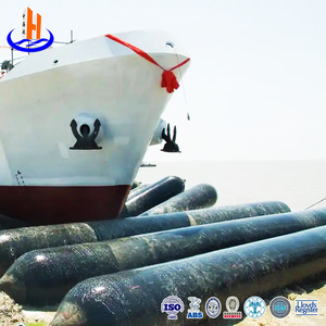Airbag de sauvetage cylindrique noir en caoutchouc ZHH de Qingdao, certifié CCS, durable, pour lancement et levage de bateaux marins - Product Image 1