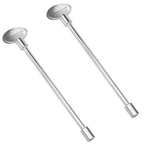 Pomme de Valve à gaz universelle, foyer mm, pour centres de combustion au gaz et feux Chrome poli, 8 pouces, Chrome poli - Product Image 1