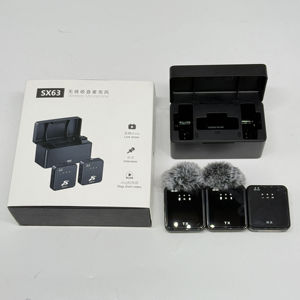 Chuyên nghiệp không dây Lavalier mic VE Áo Micro không dây với sạc Hộp ngăn cho Iphone live streaming vlog - Product Image 6