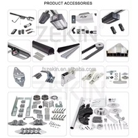 Puerta de Garaje Seccional Clásica de Aluminio con Vidrio Transparente, Acero Galvanizado, Aislamiento y Vidrio Negro, con Accionamiento Eléctrico