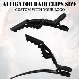 Clip Professionali Personalizzabili con Logo e Colore, Clip in Carbonio Anti-Appannamento <span class=keywords><strong>per</strong></span> Parrucchieri, Clip a Coccodrillo <span class=keywords><strong>per</strong></span> Salone, Barbiere, Truccatori - Product Image 6