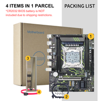 PANDL NEW X99-XD4 Komputer WIFI Motherboard LGA2011-3 Xeon E5 Quad Channel DDR4 Memori SATA3.0 NVMe M.2 USB3.2 X99 Motherboard