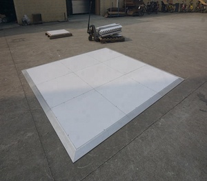 Décorations de mariage 1x1m Panneau de piste de danse en bois blanc brillant pour mariages et événements en plein air - Product Image 4