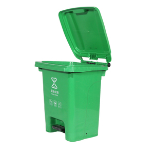 صندوق قمامة صغير متنقل سعة 50 لتر صندوق قمامة صناعي خارجي للشوارع - Product Image 5