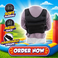 Gilet lesté en néoprène personnalisé, imperméable, pour hommes et femmes, taille réglable, avec billes en acier