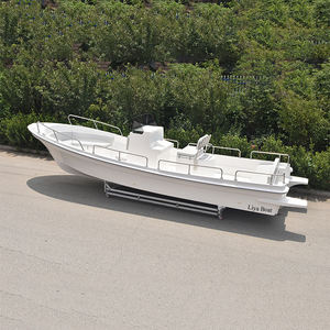 Liya 7,6 metros nuevo barco de pesca de fibra de vidrio <span class=keywords><strong>Panga</strong></span> barcos de trabajo constructor HECHO DE Material FRP - Product Image 5