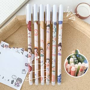 Stylos gel effaçables JPS Caneta Apagavel, vente en gros, <span class=keywords><strong>pas</strong></span> <span class=keywords><strong>cher</strong></span>, dessin animé, plastique, sac OPP, <span class=keywords><strong>stylo</strong></span> promotionnel, bureau, école, encre gel, 100 pièces - Product Image 3