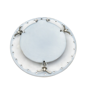 Huate <b>Strong</b> Steel Lined Plastic 580mm Manhole Cover with Emergency Exhaust for Maintenance Access HT-CSRKG-580 - Product Image 5