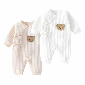 <span class=keywords><strong>Ropa</strong></span> de otoño e invierno para bebé recién nacido de <span class=keywords><strong>0</strong></span> a 3 <span class=keywords><strong>meses</strong></span>, 100% algodón, tres capas, cálida, de una pieza. - Product Image 2