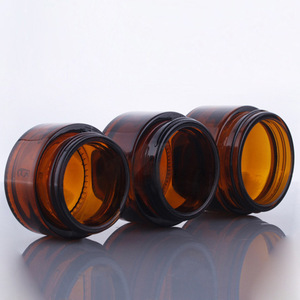 Wholesale Eco-friendly <b>Glass</b> Jars 5g-200g Screw Cap <b>Containers</b> for Face & Body Lotion - Product Image 3