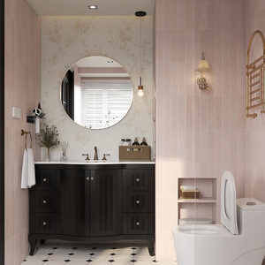 Piastrelle in Porcellana Stile Francese Retrò con Piccoli Fiori, Opache e <span class=keywords><strong>Antiscivolo</strong></span> 600x600mm <span class=keywords><strong>per</strong></span> Villa, Cucina e Bagno - Product Image 3