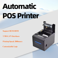 Printer termal 80mm Desktop cetak kecepatan tinggi peralatan Printer POS antarmuka banyak Resi Printer pemesanan otomatis