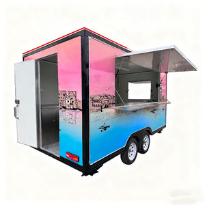 Carrito de Comida Móvil Comercial con Ventana Personalizable, para Mercado Nocturno, Helados, Hot Dogs, Comida Rápida, Postres y Bebidas - Product Image 2