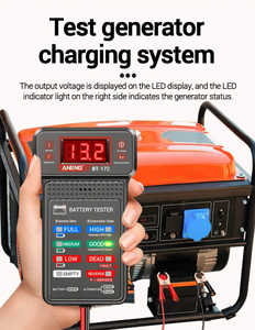 BT-172 <span class=keywords><strong>Car</strong></span> <span class=keywords><strong>Battery</strong></span> Tester 12V Digital <span class=keywords><strong>Battery</strong></span> Tester Analisador De Sistema De Carregamento com Indicador LED - Product Image 3