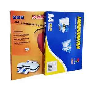 PET Nóng/Lạnh Laminating Pouch Rõ Ràng Phim A4 A3 Tấm CuộN Kích Thước Cho Ảnh Tập Tin Tài Liệu Báo Cáo