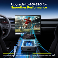 Adaptador Inalámbrico CarPlay 4 en 1 LAMTTO con Android Auto para Transmitir Netflix/YouTube/TikTok, Pantalla Dividida