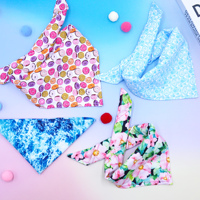 Bandana pour animaux de compagnie en gros, plusieurs couleurs, foulard triangulaire pour chien, 3 tailles régulières, accepte la personnalisation de la couleur et de la taille, accessoires pour chiens et chats