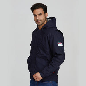 주문 제작 남성용 동계 방염 면 작업자 정비공 작업복 자켓 - Product Image 5