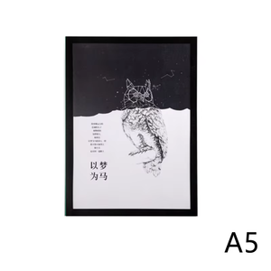 Marco de documentos de hoja de PVC transparente de doble cara A3 con marco de fotos magnético marco magnético - Product Image 3