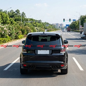 Kit de Reestilización de Fibra de Carbono Estilo MS Compatible con Range <span class=keywords><strong>Rover</strong></span> Sport SVR 2018-2022, Soporte de Parachoques Original Sin Necesidad de Cortes - Product Image 6