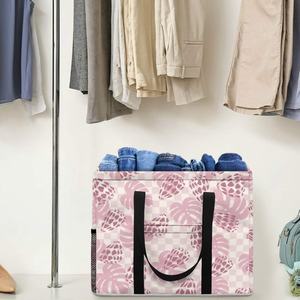 ビーチシェルアイランドハワイカスタム高品質食料品ポケットバッグ夏のパターン折りたたみ可能ビーチバッグカスタムロゴ - Product Image 6