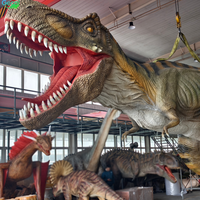 Tyrannosaurus Rex Dinosaure Animatronique Réaliste Taille Naturelle Simulation de Dinosaure Décoration Scénique de Parc Forestier