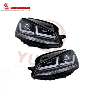 Luces LED de Circulación Diurna para VW <span class=keywords><strong>Golf</strong></span> 7 <span class=keywords><strong>2014</strong></span> 2015 2016 2017 2018, Faro Delantero OEM 55G941035 OEM 55G941036, Venta al por Mayor de Fábrica - Product Image 1