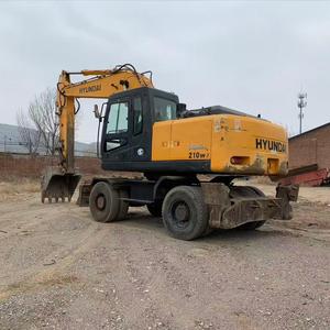Excavatrice sur pneus Hyundai <span class=keywords><strong>210</strong></span>-7 60 150 Doosan150 <span class=keywords><strong>210</strong></span> d'origine avec transition rapide et sans besoin de camions à plateau, haute efficacité - Product Image 4