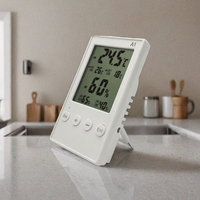 Compteur de température et d'humidité de précision de qualité industrielle, affichage numérique à grand écran + paramètres intelligents, adapté
